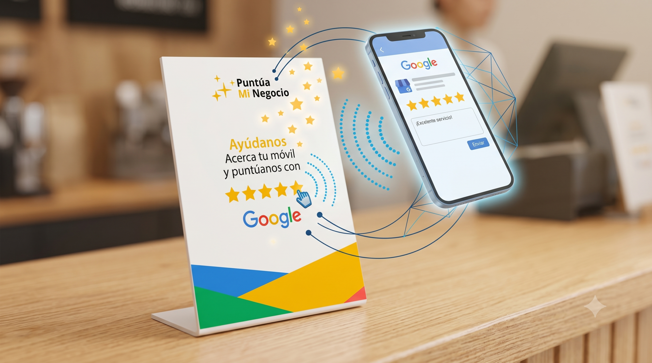 Tarjeta NFC para Google Reviews